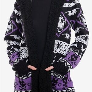 Disney Her Universe nightmare before Christmas fairisle cardigan